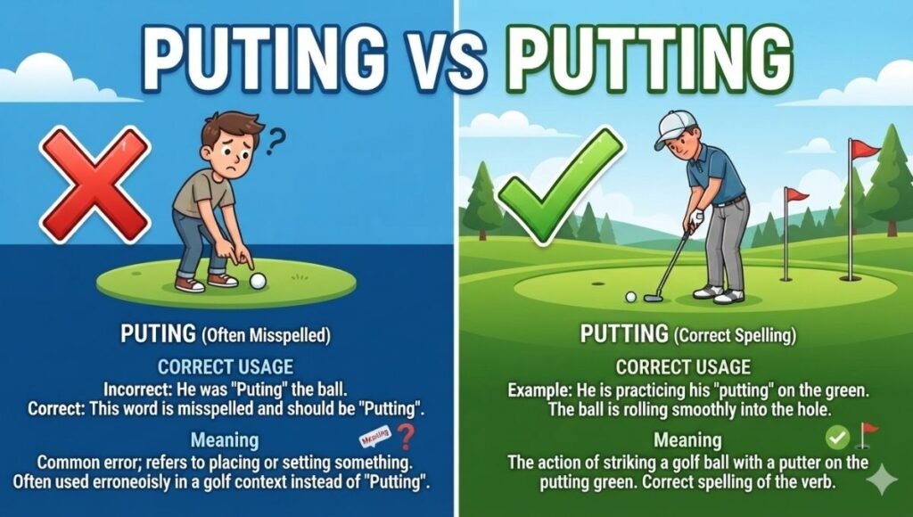 Puting vs Putting