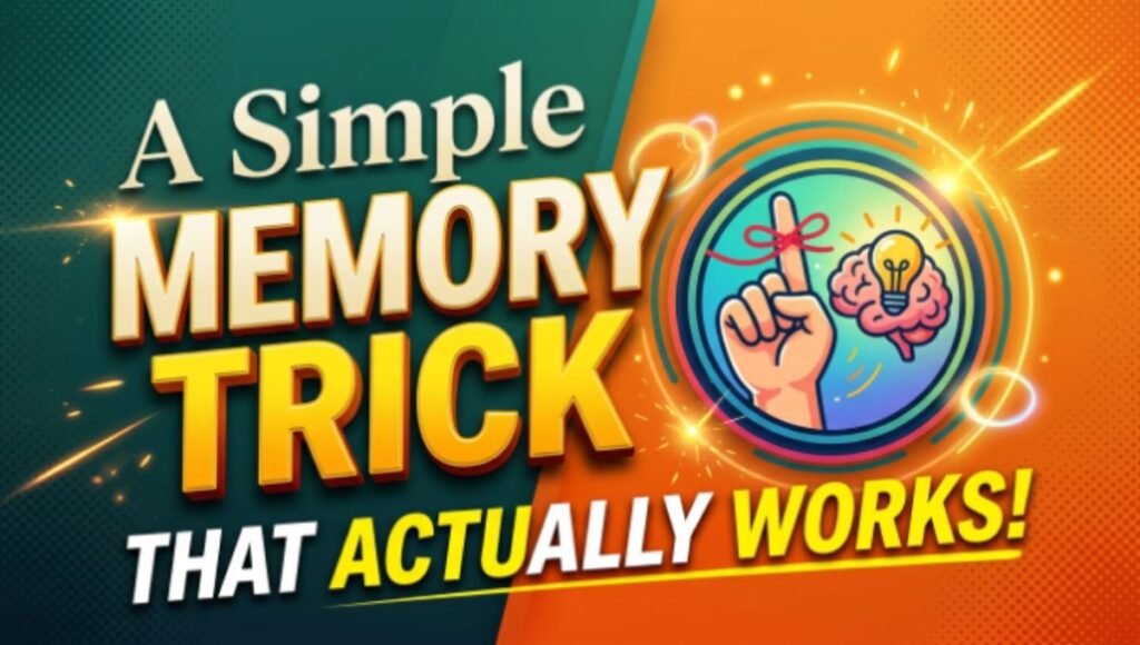 A Simple Memory Trick That Actually Works