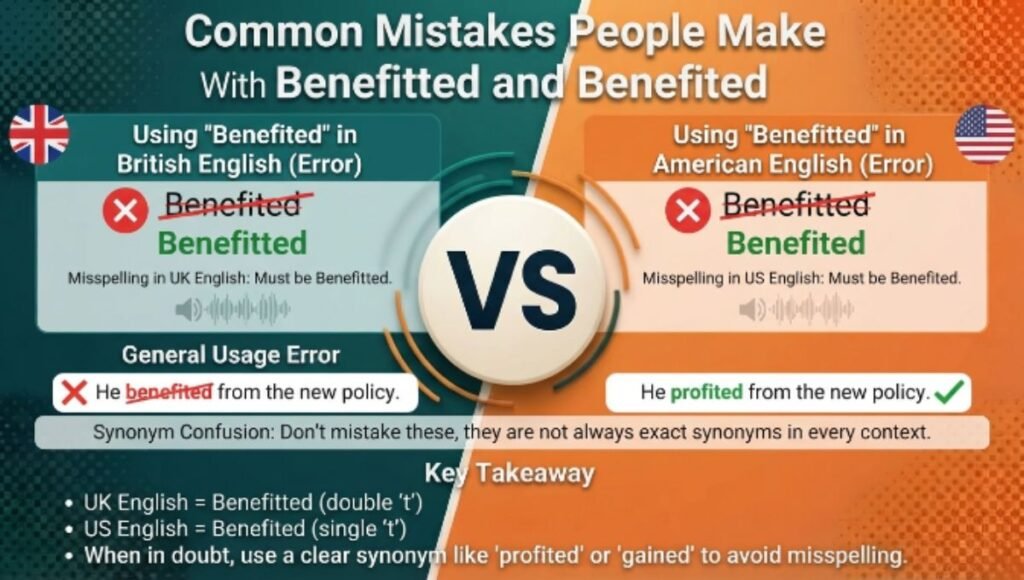 Common Mistakes People Make With Benefitted and Benefited