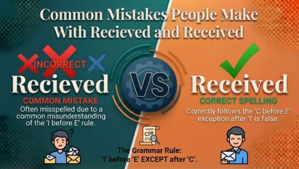 Common Mistakes People Make With Recieved and Received