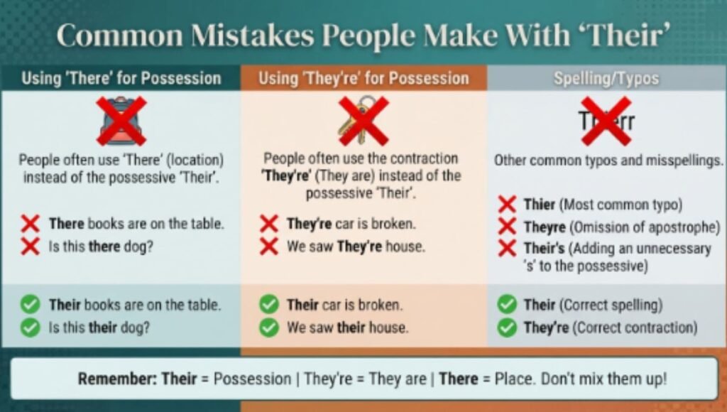 Common Mistakes People Make With "Their