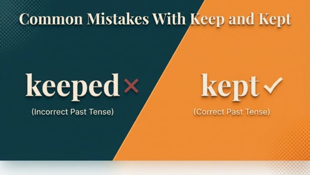Common Mistakes With Keep and Kept