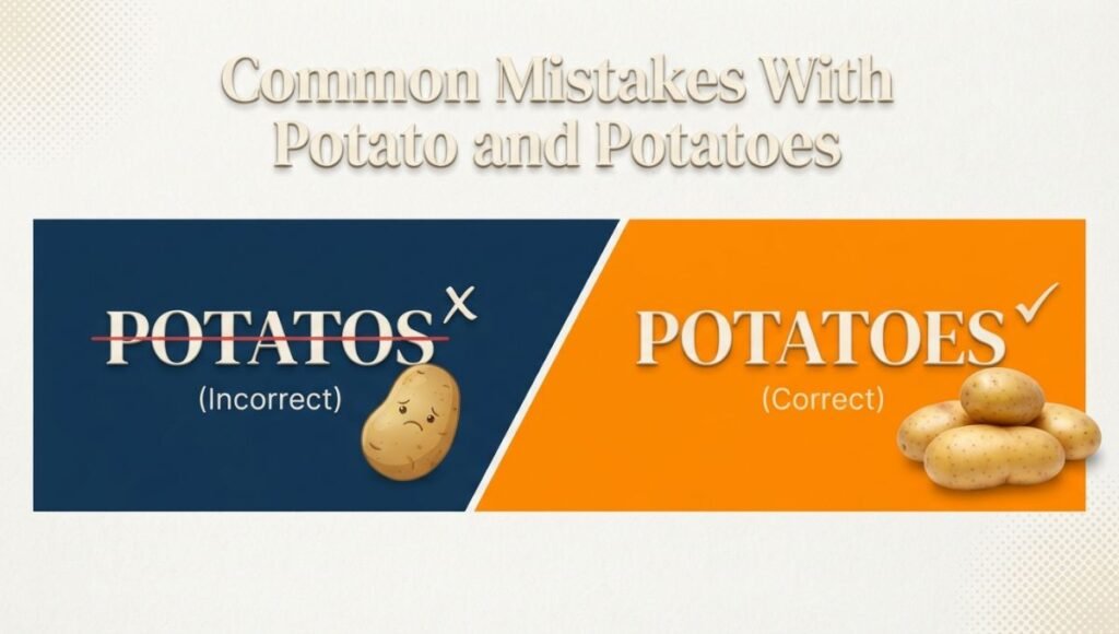 Common Mistakes With Potato and Potatoes