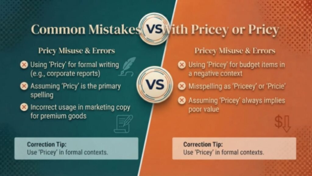 Common Mistakes With Pricey or Pricy