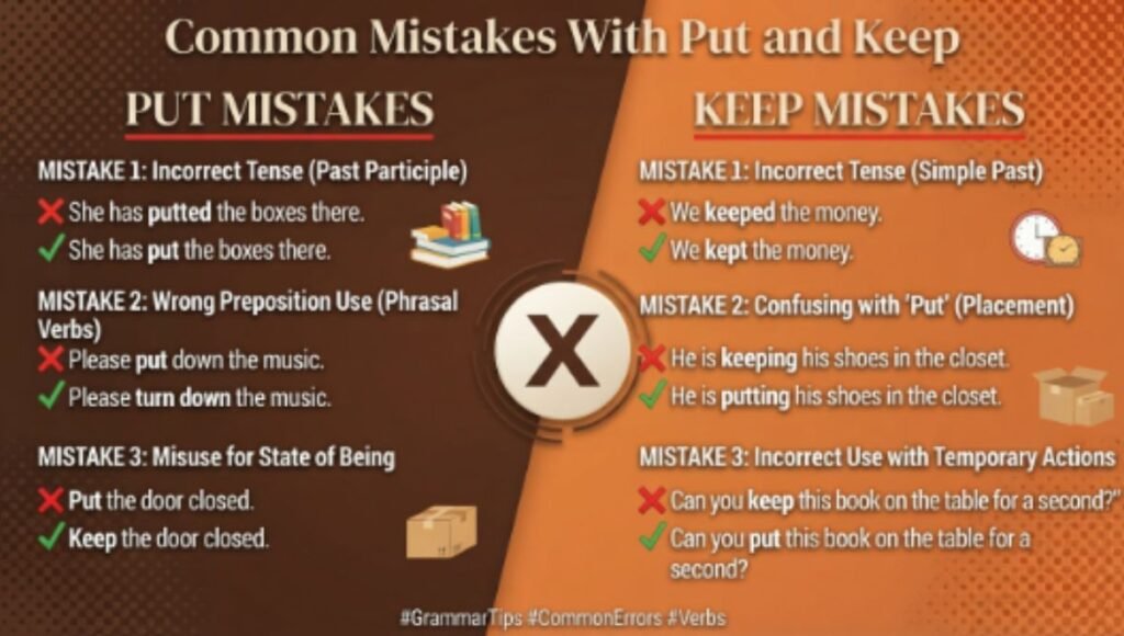 common Mistakes With Put and Keep