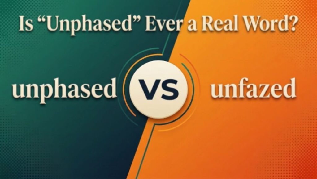 Common Mistakes With "Unfazed" and "Unphased"