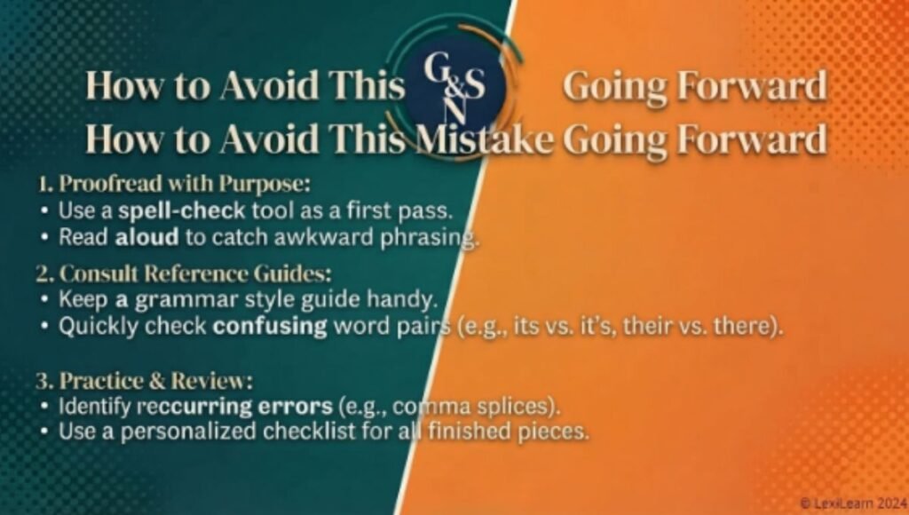How to Avoid This Mistake Going Forward
