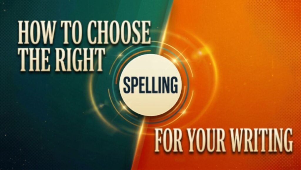How to Choose the Right Spelling for Your Writing