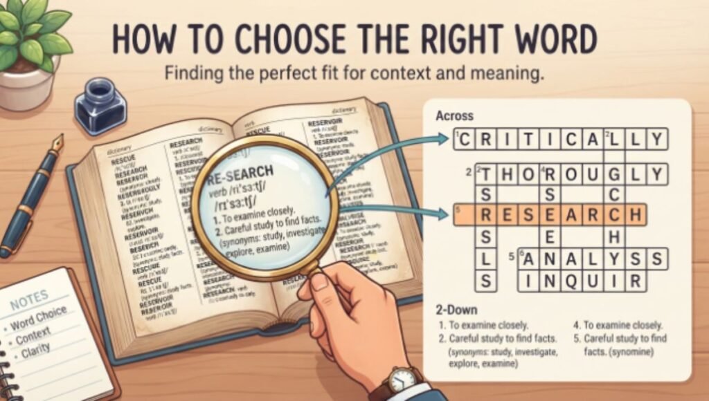 How to Choose the Right Word
