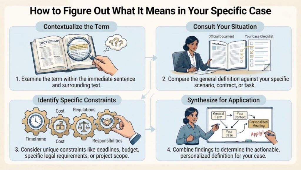 How to Figure Out What It Means in Your Specific Case