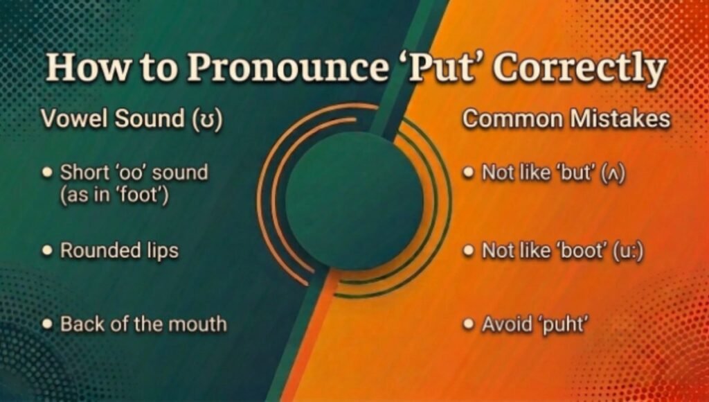 How to Pronounce "Put" Correctly