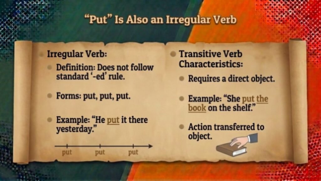 Put" Is Also an Irregular Verb