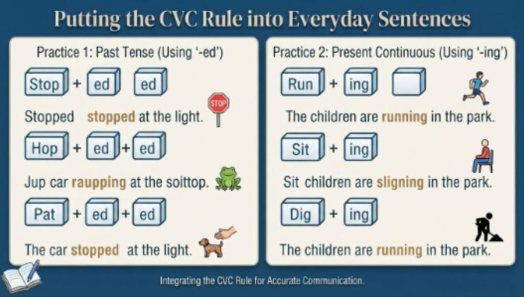 Putting in Everyday Sentences