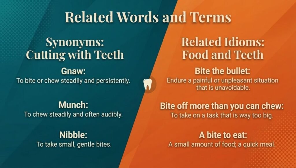 Related Words and Terms