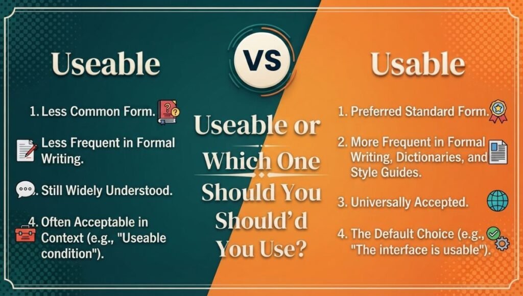 Useable or Usable: Which One Should You Use?