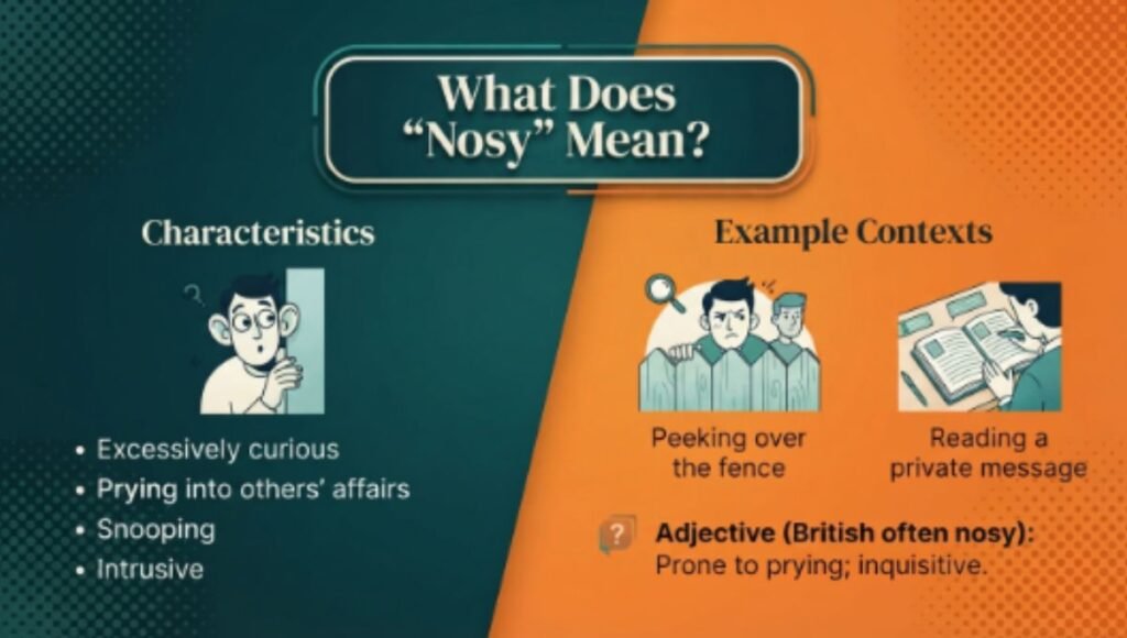 What Does "Nosy" Mean?