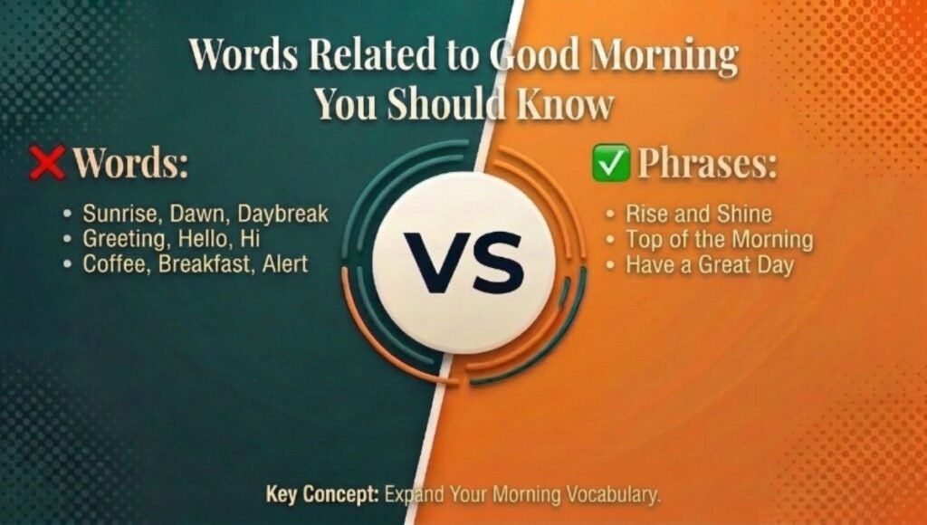 Words Related to Good Morning You Should Know