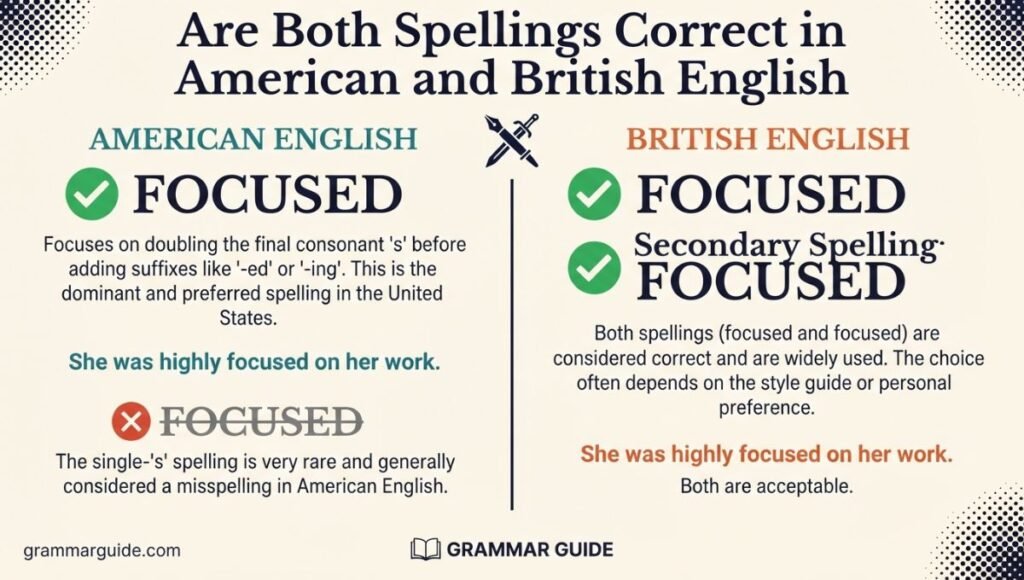 Are Both Spellings Correct in American and British English?