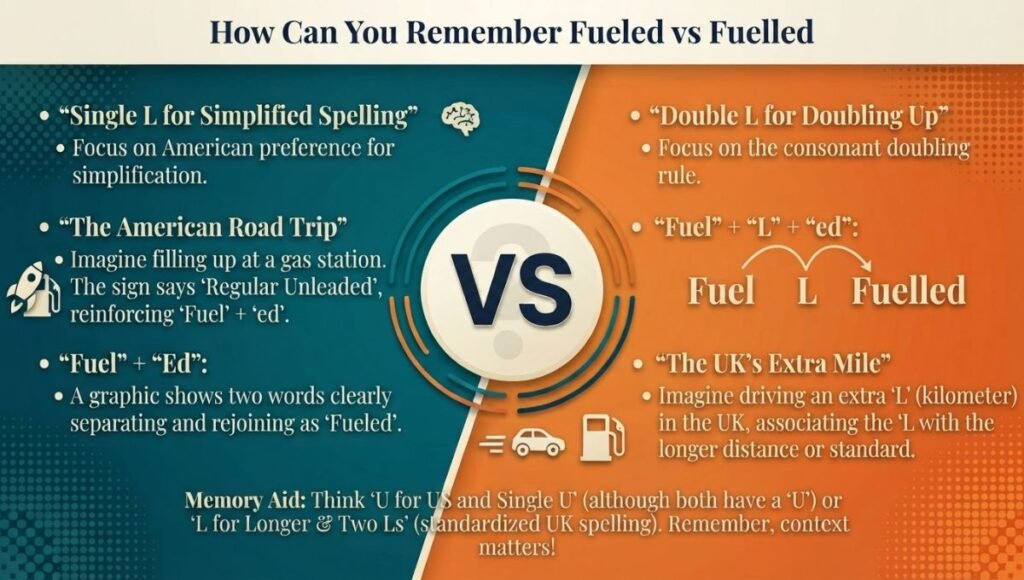 How Can You Remember Fueled vs Fuelled?