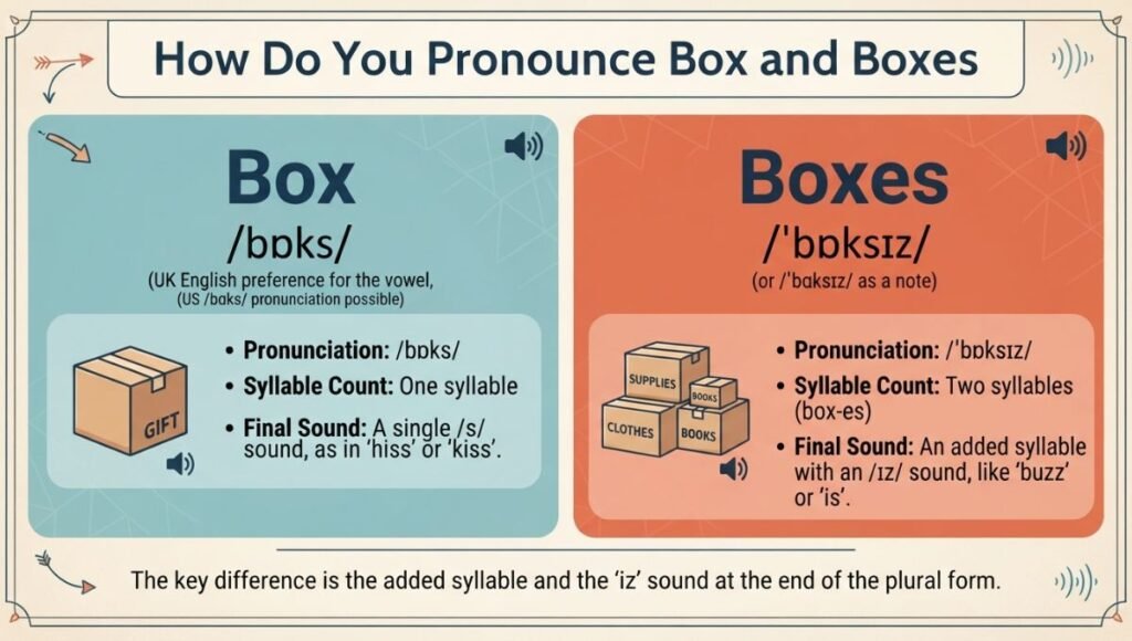 How Do You Pronounce Box and Boxes