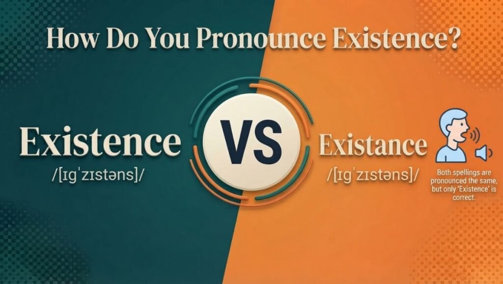 How Do You Pronounce Existence?