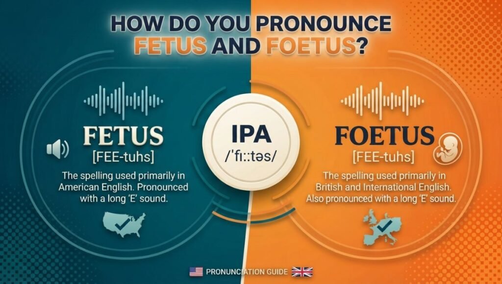 How Do You Pronounce Fetus and Foetus?