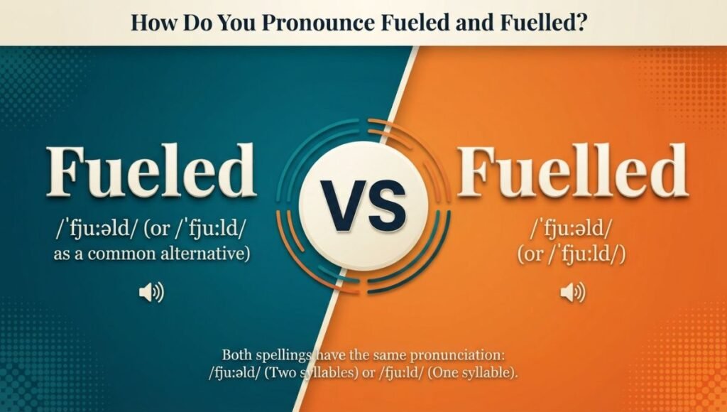How Do You Pronounce Fueled and Fuelled?