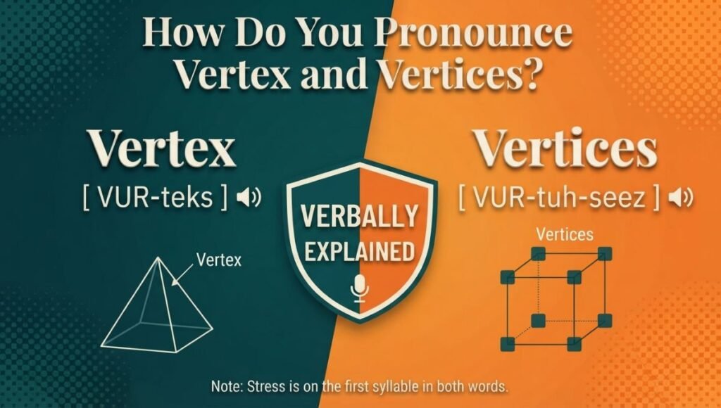 How Do You Pronounce Vertex and Vertices?