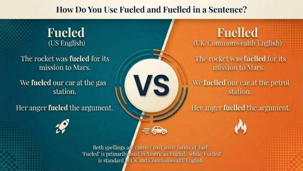 How Do You Use Fueled and Fuelled in a Sentence?