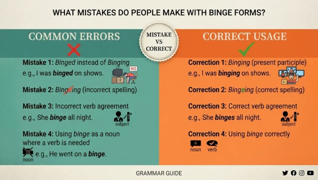 What Mistakes Do People Make With Binge Forms?