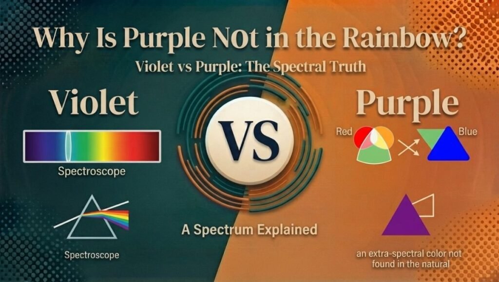 Why Is Purple Not in the Rainbow?