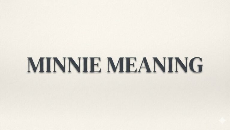 Minnie Meaning
