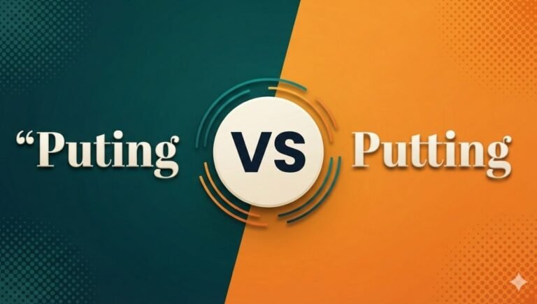 Puting vs Putting