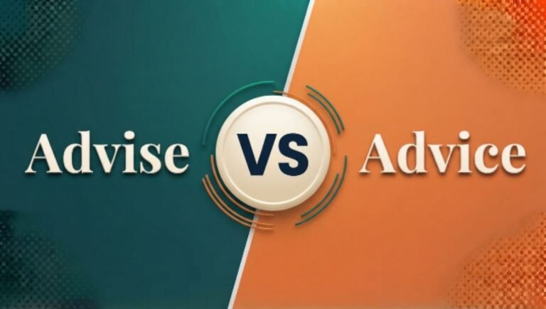 Advise or Advice