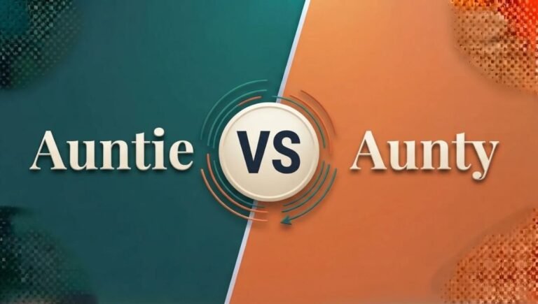 Auntie or Aunty