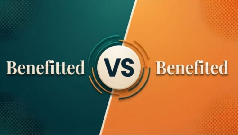 Benefitted or Benefited