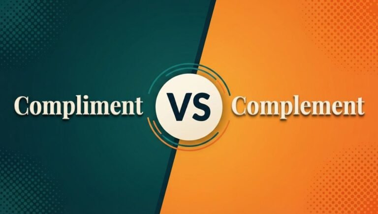 Compliment or Complement
