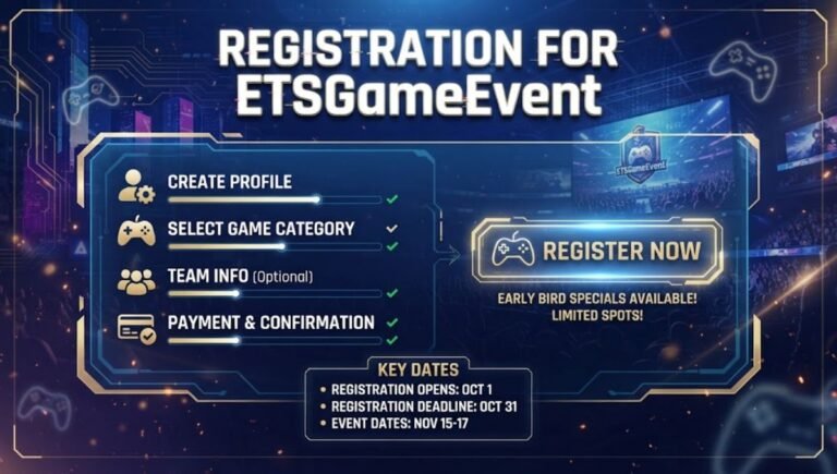 Registration for ETSGameEvent