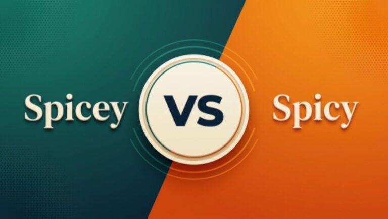 Spicey or Spicy