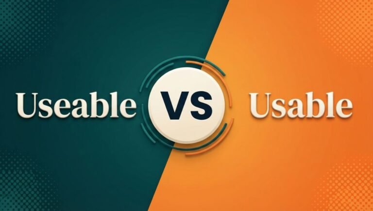 Useable or Usable