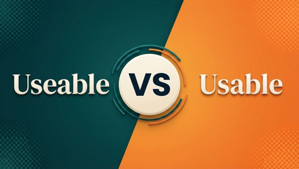 Useable or Usable