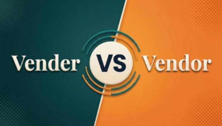 Vender or Vendor
