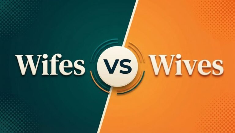 Wifes or Wives