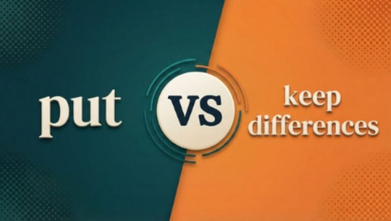 put and keep differences