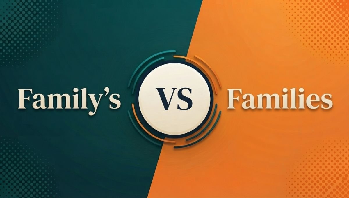 Family's or Families