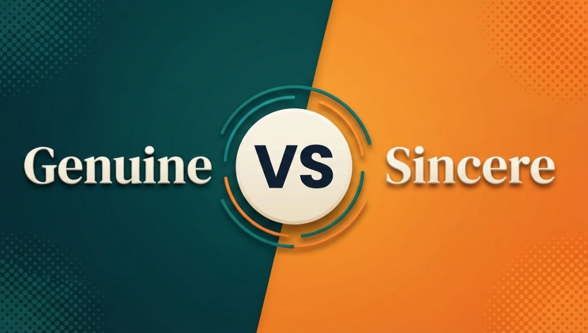 Genuine vs Sincere